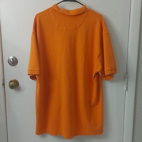 ORVIS Orange Rugged Rugby Polo Shirt, XL Casual Preppy Classic Comfy Minimalist - Picture 2 of 14